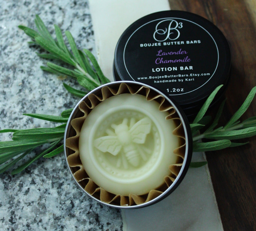 Lavender & Chamomile Scented Lotion Bar