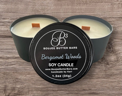 Bergamot Woods All-Soy Candle