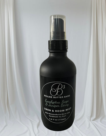 Linen & Room Mist - Eucalyptus, Sage, & Juniper Berry