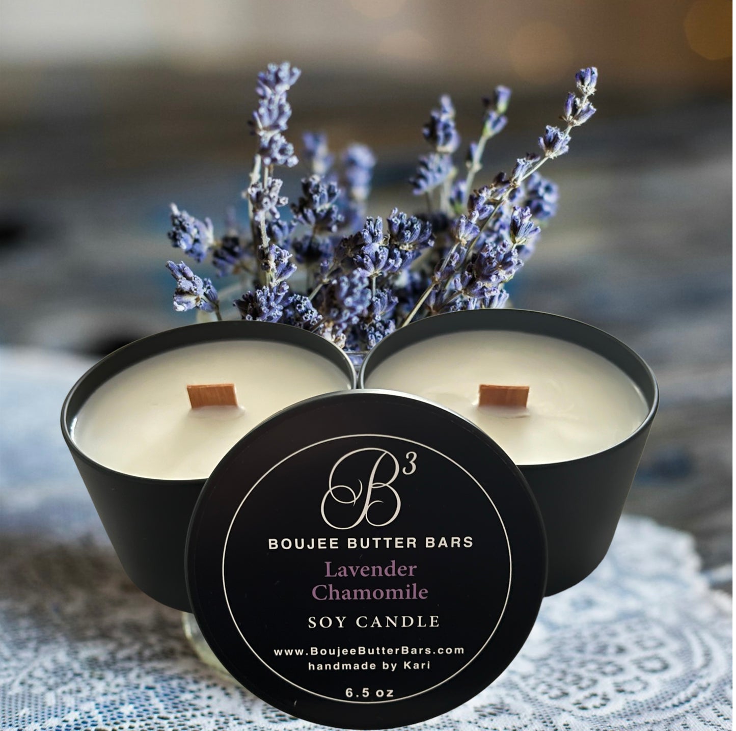 Lavender & Chamomile All-Soy Candle