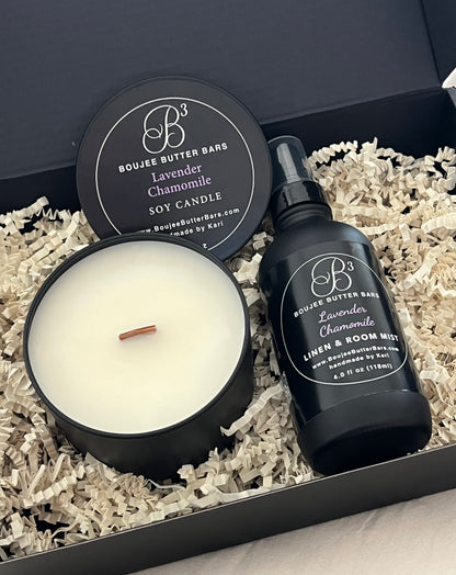 Gift Box (Soy Candle with Linen & Room Spray)