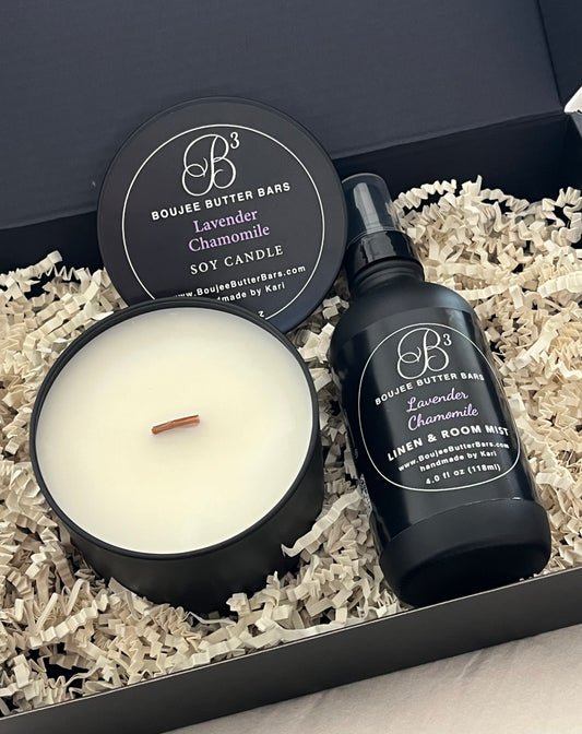 Gift Box (Soy Candle with Linen & Room Spray)